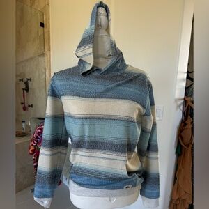 Quicksilver blue and white womens hoodie